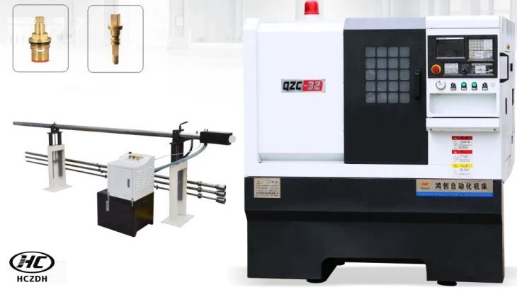 QZC-32 Long Feeder Bar Mesin Liner Cnc Lathe